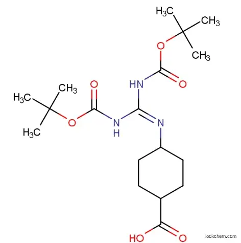 4-Trans-[(boc)2-guanidino]cyclohexane carboxylic acid CAS 1263046-44-1