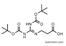 tert-butyl-N-[(tert-butoxycarbonylamino)-(3-hydroxypropylamino)methylene]carbamate CAS 405075-82-3