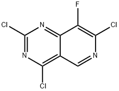 2,4,7-trichloro-8-fluoropyrido[4,3-d]pyrimidine
