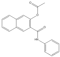 NAPHTHOL AS ACETATE          CAS No.: 1163-67-3