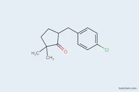 Cyclopentanone, 5-[(4-chlorophenyl)methyl]-2,2-dimethyl-