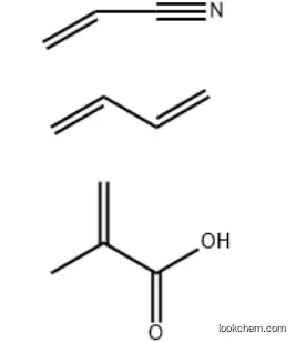 2-Propenoic acid, 2-methyl-, polymer with 1,3-butadiene and 2-propenenitrile CAS 9010-81-5