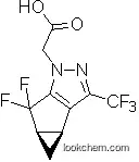 2-[(2S,4R)-5,5-difluoro-9-(trifluoromethyl)-7,8-diazatricyclo[4.3.0.02,?]nona-1(6),8-dien-7-yl]acetic acid