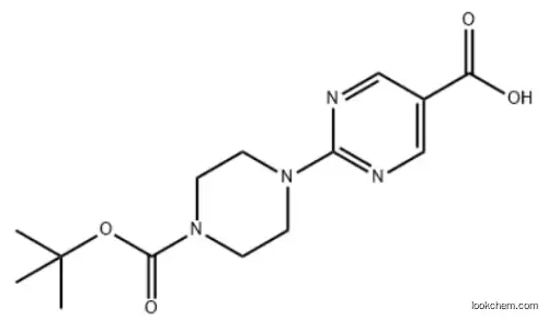 2-(4-(tert-butoxycarbonyl)piperazin-1-yl)pyrimidine-5-carboxylic acid